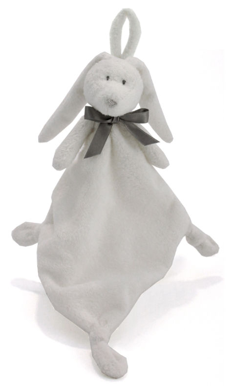  neela avec attache-sucette lapin blanc 